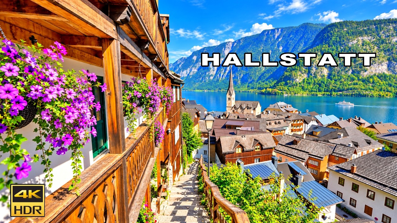 Hallstatt, Austria 🇦🇹 A Real-Life Fairy Tale Village | A Magical Escape into the Austrian Alps 4K