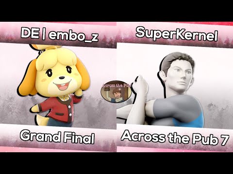 DE | embo_z (Isabelle, Duck Hunt, GnW) vs. SuperKernel (Wii Fit Trainer) | Across the Pub #7 | GFs