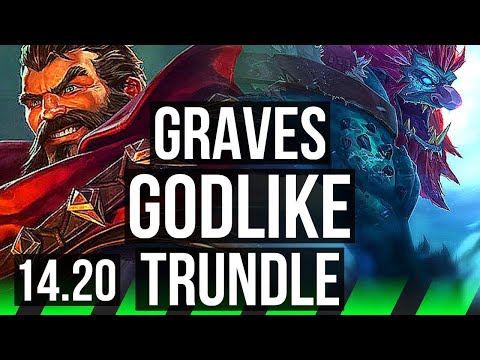 GRAVES vs TRUNDLE (JGL) | 11/1/5, Godlike | KR Master | 14.20