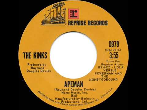 1971 HITS ARCHIVE: Apeman - Kinks (mono 45)