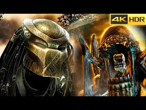 PREDATOR Invades ALIEN Planet Scene [4K 60FPS HDR]