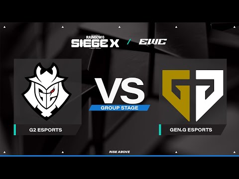 G2 Esports vs Gen.G Esports | R6 Siege X at EWC 25 - Day 1 - Group Stage