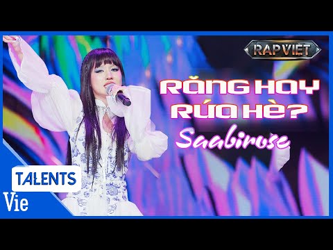 Saabirose chinh phục HLV bằng quả đi vần đỉnh, flow độc lạ với RĂNG HAY RỨA HÈ? |Rap Việt Live Stage