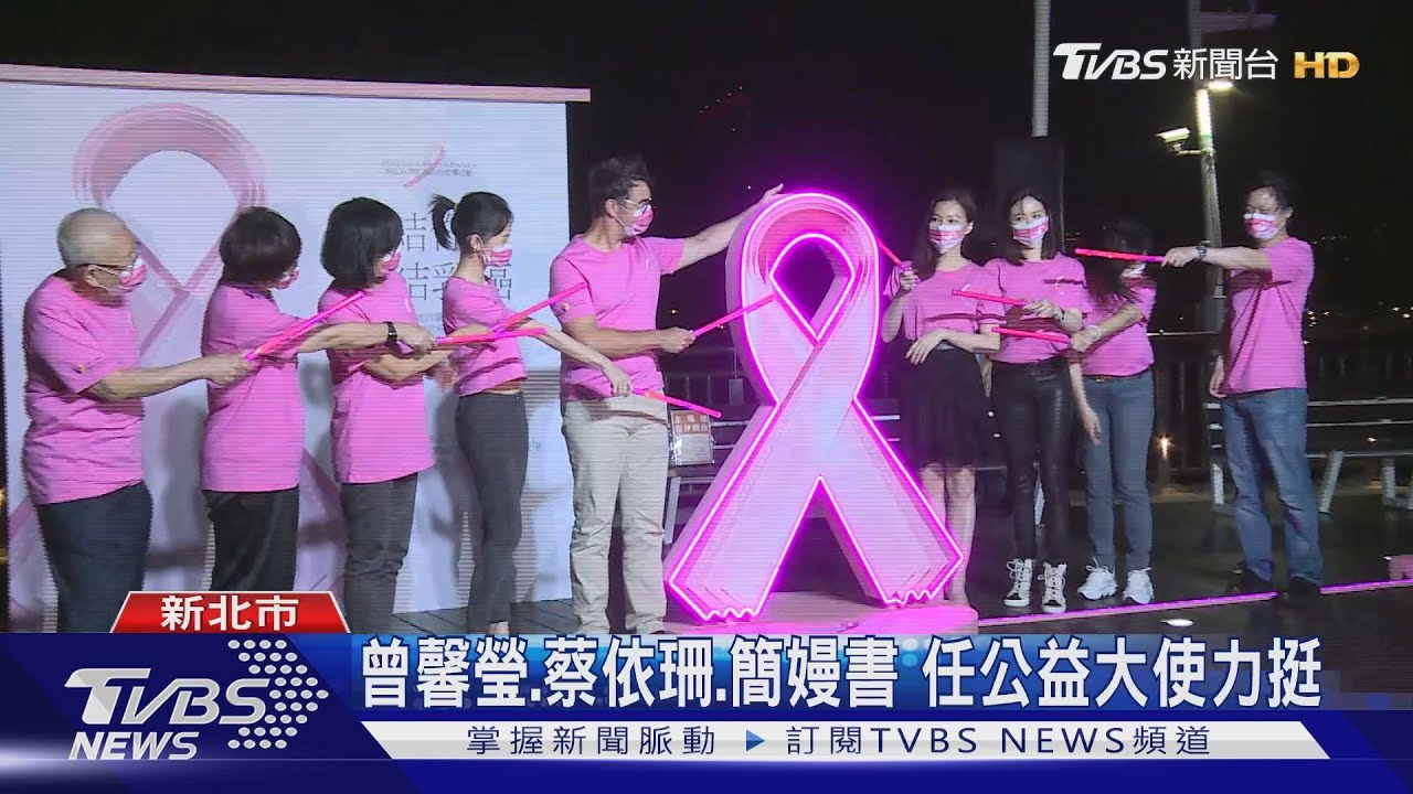 乳癌防治團結你我 粉紅力量點亮新月橋
