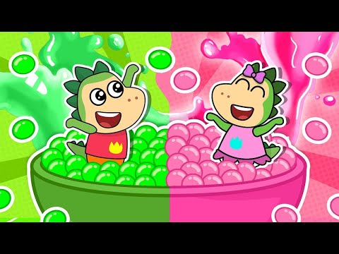 🍎 ¡Rosa contra Verde! 🍏 ¡La Carrera al Supermercado de Spike y Sparkle! 😨🛒