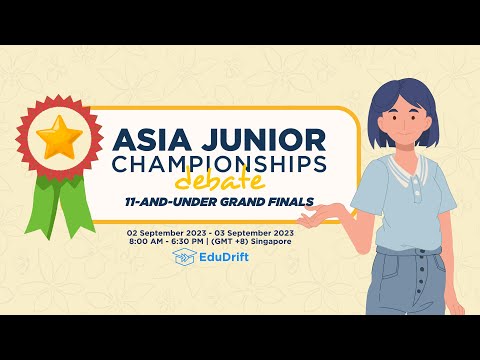Asia Junior Championships Debate 2023 | U11 Grandfinals