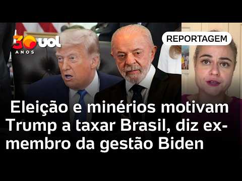 Eleição e minérios motivam Trump a taxar Brasil, diz ex-membro da gestão Biden
