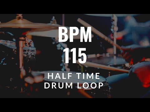 HALF TIME DRUM LOOP - 115 BPM | 8 BEAT | 드럼비트 115