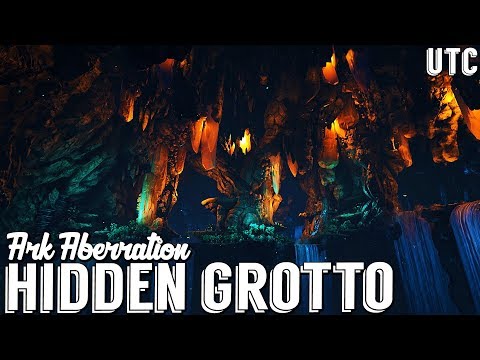 THE HIDDEN GROTTO CAVE EXPLORATION! Artifact of the Shadows :: Ark Aberration DLC :: Ark Ep. 8