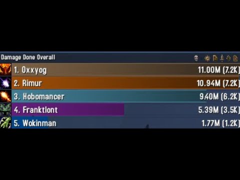 18 Halls of Atonement. Fury Warrior stronger than Boomie AND Fire Mage?!?