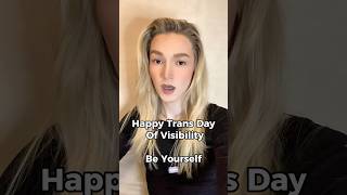 Happy Trans Day Of Visibility 🏳️‍⚧️