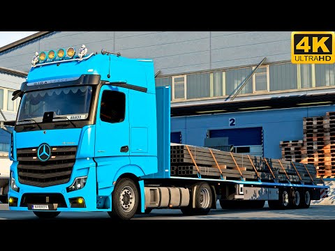 [G29] ETS2 (4K 60FPS) | PROMODS | MERCEDES ACTROS MP5 1848 | ZAMOŚĆ 🇵🇱 - WROCŁAW 🇵🇱