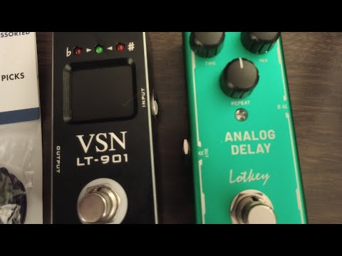 Cheap Amazon Pedals: First Impressions of Lotkey Analog Delay, Musiclily Tremolo, VSN Tuner