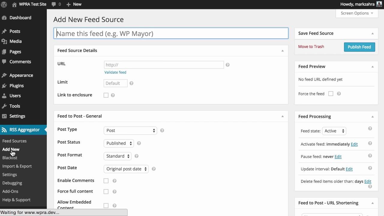 WP RSS Aggregator - Feed to Post Add-on Overview