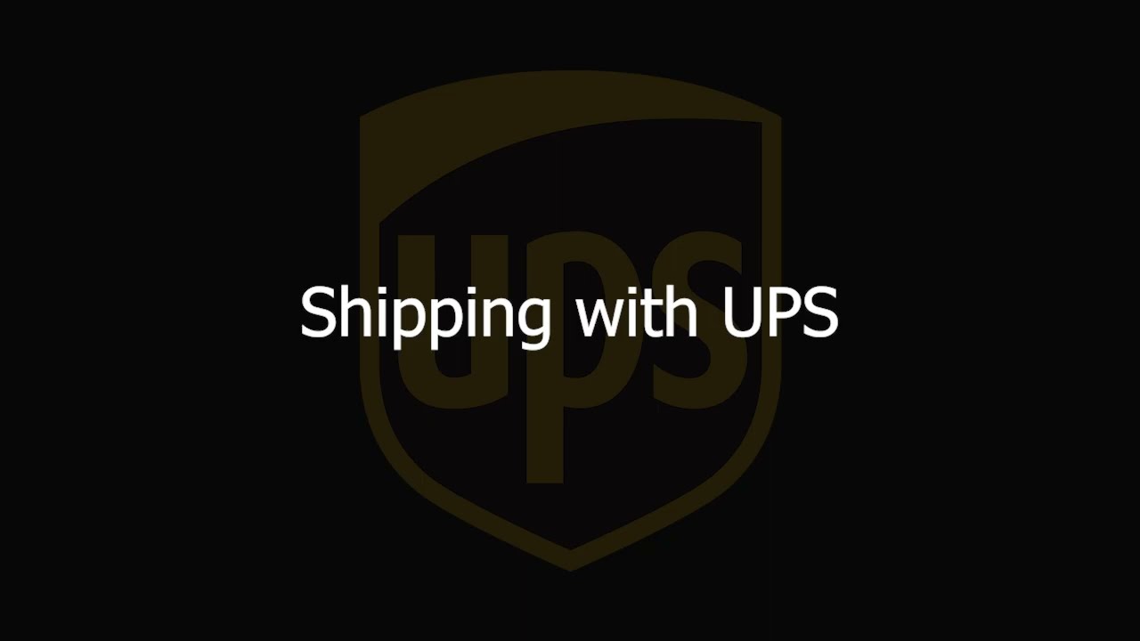 Shipping with UPS