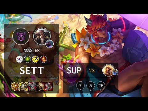 Sett Support vs Leona - KR Master Patch 11.19