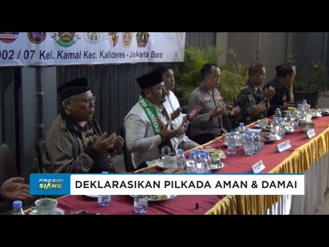ELEMEN MASYARAKAT KALIDERES DEKLARASIKAN PILKADA AMAN DAN DAMAI