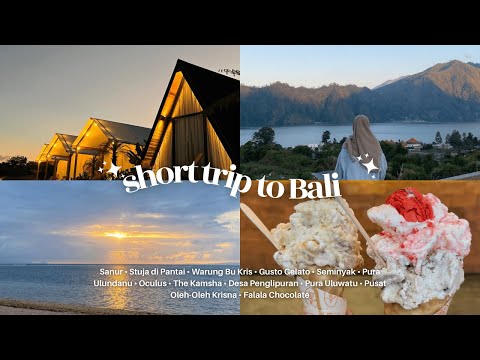 travel vlog #1 │ bali: denpasar - bedugul - kintamani - uluwatu 𐙚₊˚⊹