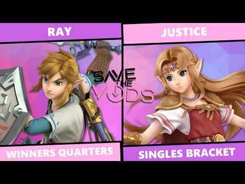 Save The Vods #75: Winners Quarters - Ray (Link) vs Justice (Zelda ) SSBU Singles