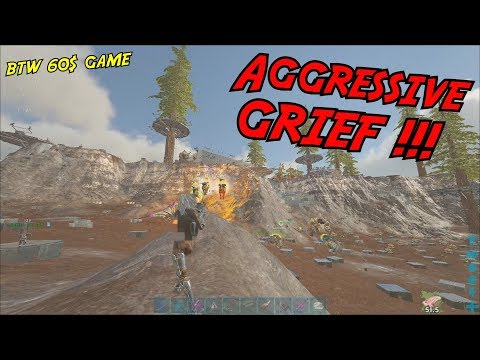 ARK Official PVP | One Day TWO AGGRESSIVE GRIEFS | ep. 33