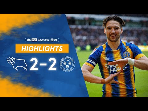 Derby County 2-2 Shrewsbury Town | Highlights 22/23