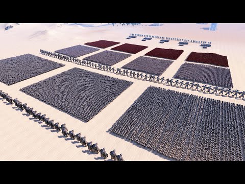 Alliance Of Spartans & Fantasy Army VS Sci Fi Army - Ultimate Epic Battle Simulator UEBS