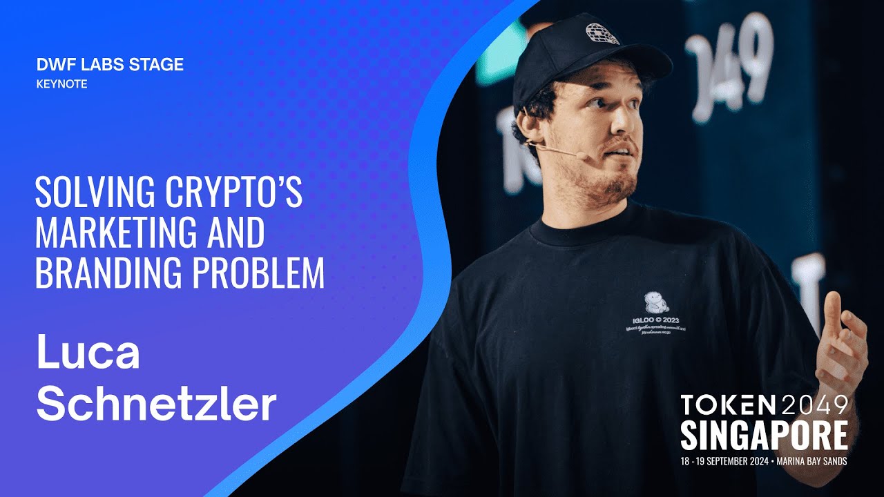 Solving Crypto’s Marketing and Branding Problem - TOKEN2049 Singapore 2024