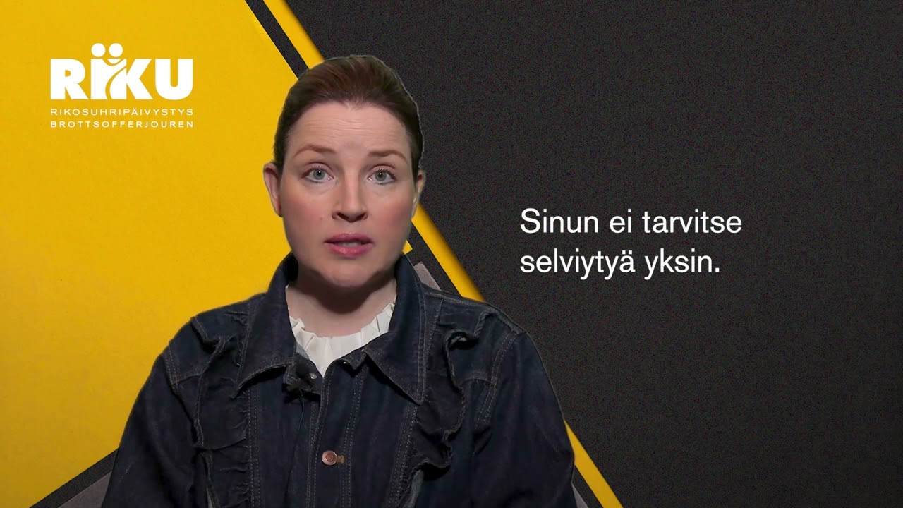 Rikoksen uhriksi joutuminen ja siitä selviytyminen | Rikosprosessi-sarja 1/9