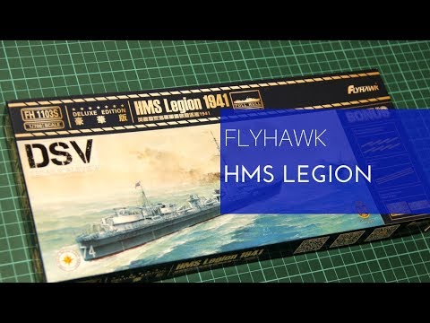Flyhawk 1/700 HMS Legion 1941 (FH1103S) Review