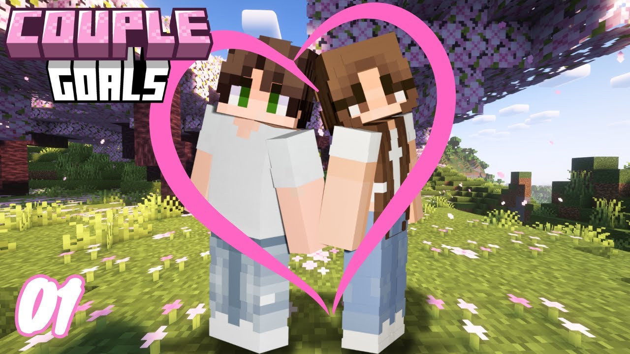 I played Minecraft with my GIRLFRIEND! | Couple Goals | Ep. 1