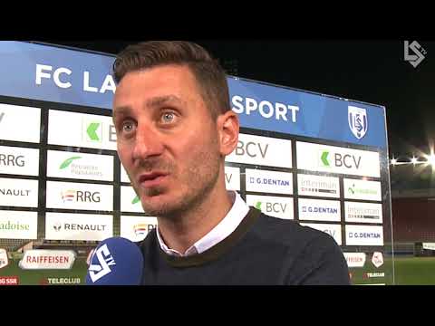 LSTV: Lausanne-Sport - Grasshopper Club Zurich, interview d'après-match d'Ilija Borenovic