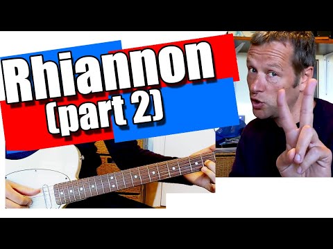 How to play Rhiannon : Fleetwood Mac : Guitar Lesson Tutorial #336b