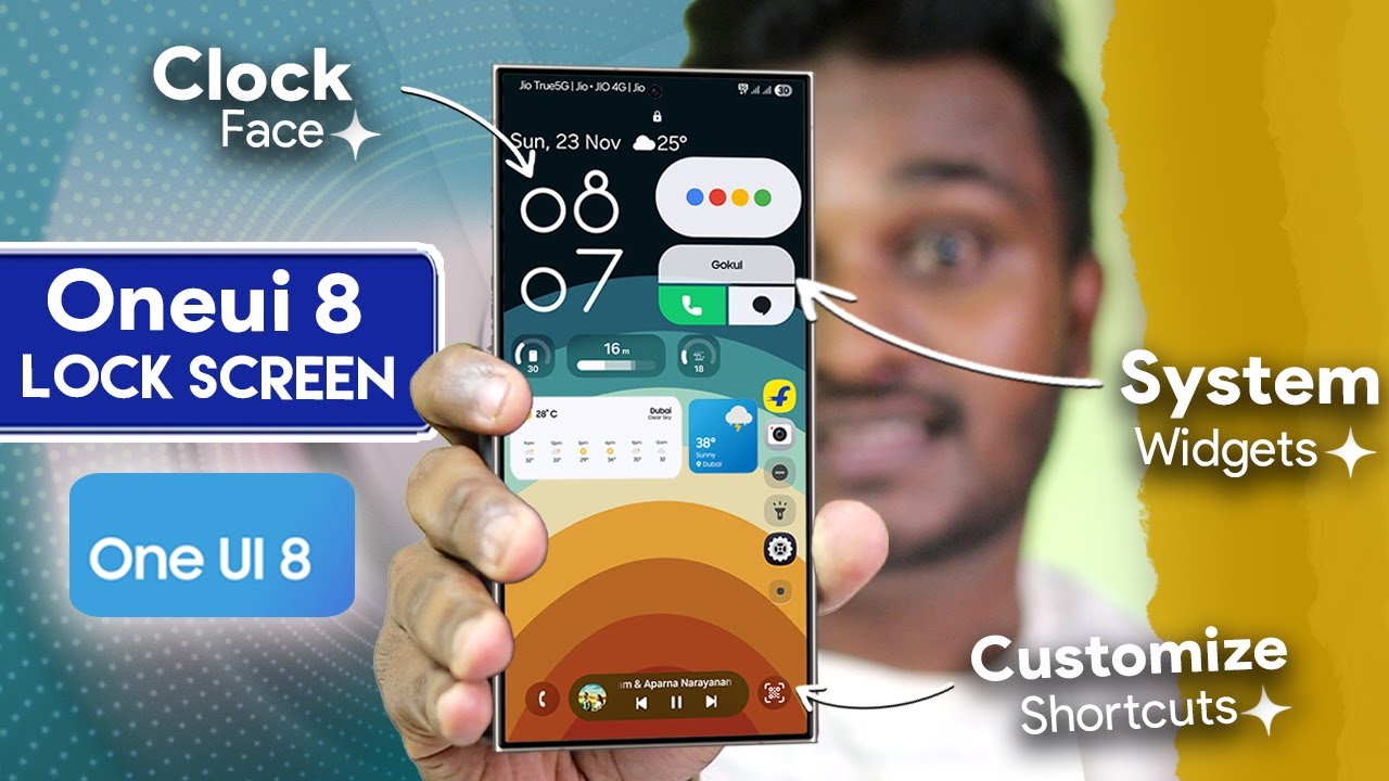 Oneui 8 *Samsung* Lock Screen Customization (10 TRICKS😲)!