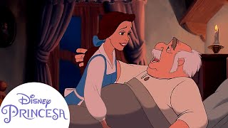 Bela salva a Fera e seu pai | Disney Princesa
