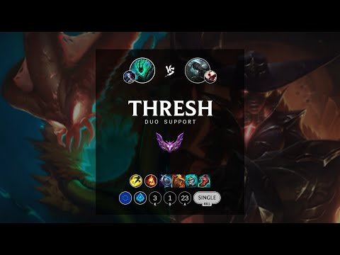 Thresh Support vs Senna - EUW Master Patch 12.16