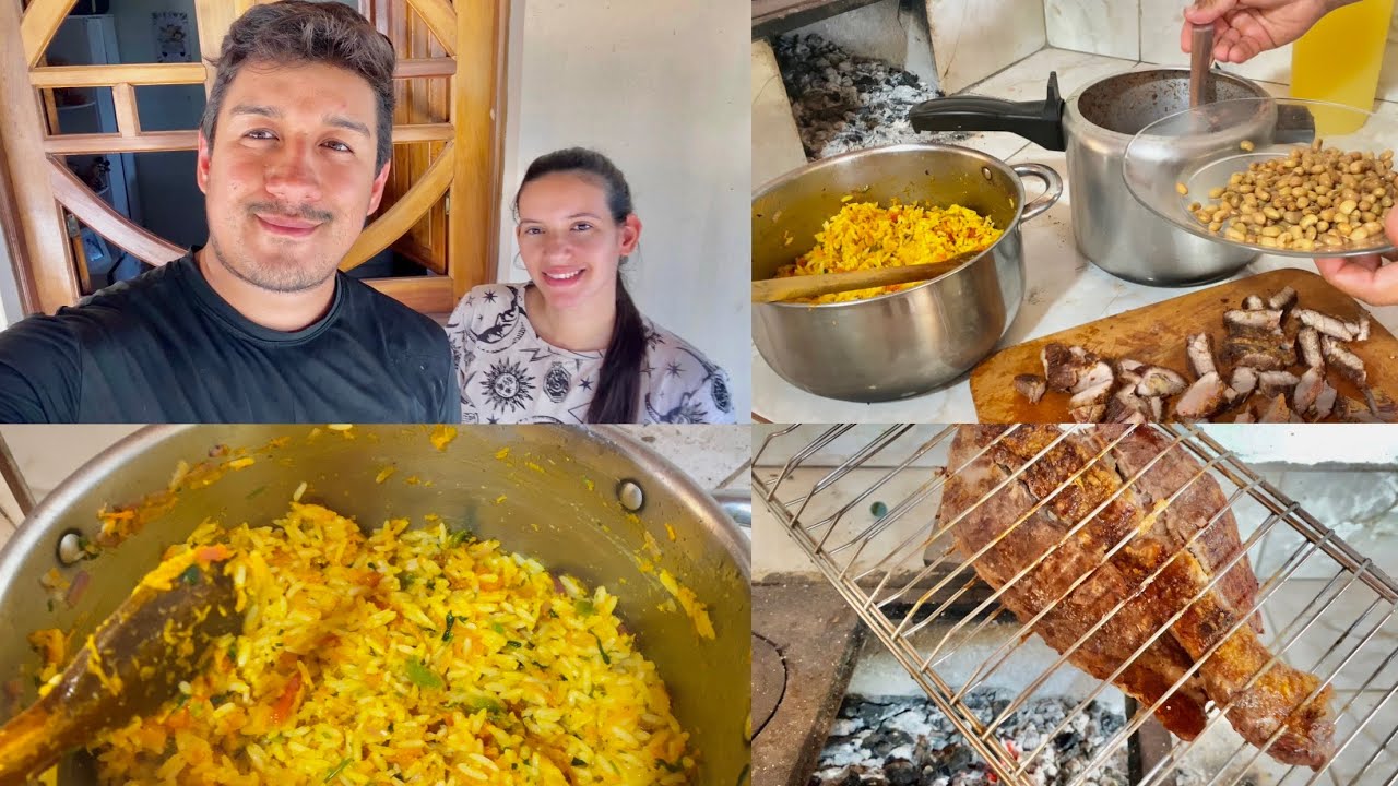 COMEÇAMOS A SEMANA COM UM DELICIOSO CHURRASCO PARA O ALMOÇO!!!