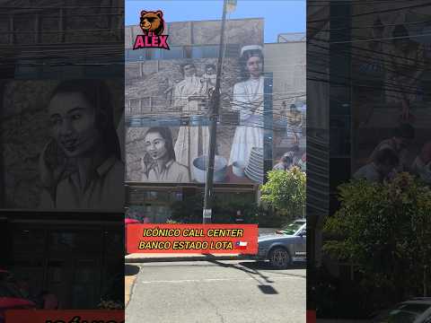 Mural en call Center Lota🇨🇱 #mural #shorts #chile