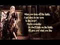 Avril Lavigne - Give You What You Like (Lyric On ...