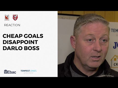 Cheap Goals Disappoint Darlo Boss