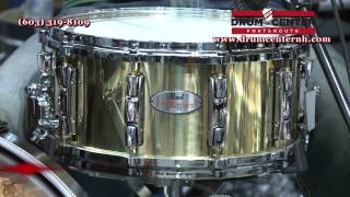 Video thumbnail for Pearl Reference Brass Shell Snare Drum 6.5x14 by Drum Center of Portsmouth