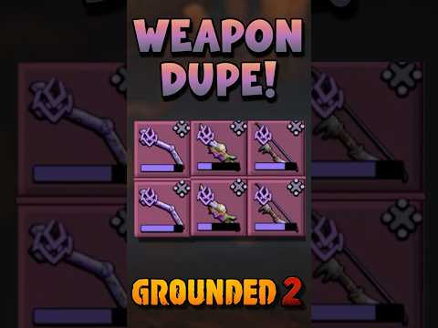 How to Dupe Weapons in Grounded 2! #shorts