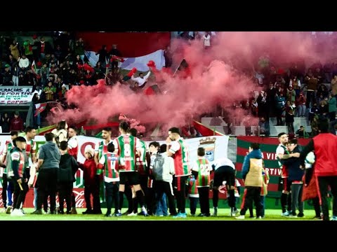 Recibimiento la vieja guardia VS Defensor || Hinchada Deportivo Maldonado