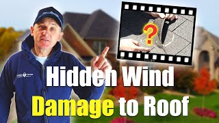 Storm Damage: How to Find Hidden Wind Damage to Your Roof!