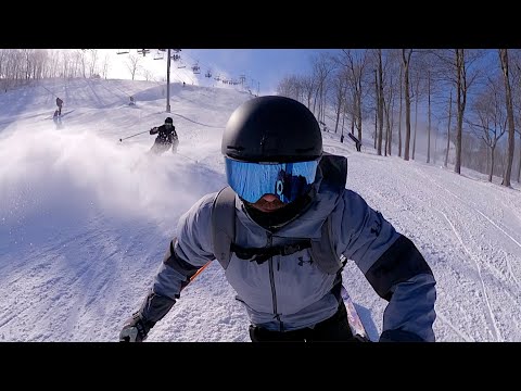 Skiing 7 Springs and Hidden Valley SAME Day!