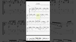 Guitar cover solo - La Foule #guitartutorial #guitarcover #classicalguitar #guitarlesson #guitartabs