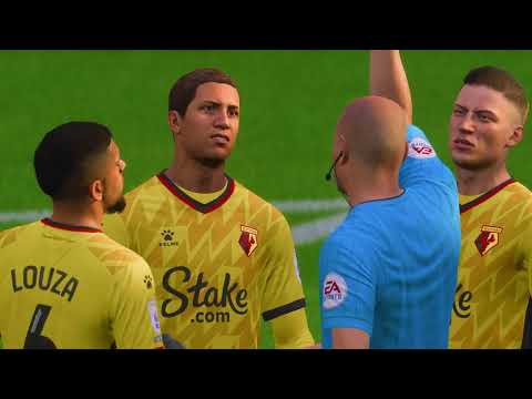 FIFA 23 Realistic sliders: Norwich vs Watford 4K S1 EP 34 PC GFX MOD