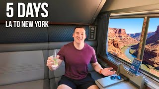 110 Hours on Amtrak Sleeper Train (Full Journey- LA to NYC)