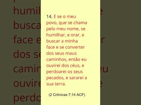 Segunda Crônicas 7:14 - Ricardo Henrique da Mota