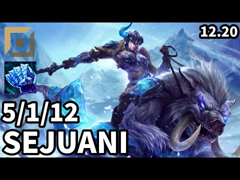 Sejuani Top vs Gragas - Ranked Master - Patch KR 12.20