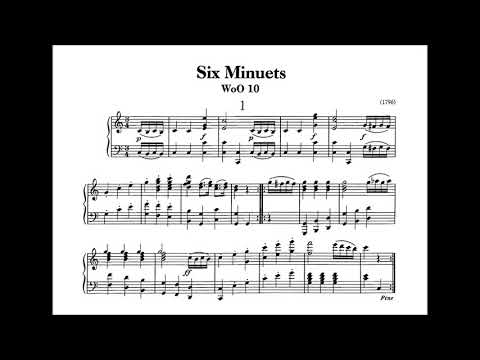 Ludwig van Beethoven - 6 Minuets, WoO 10